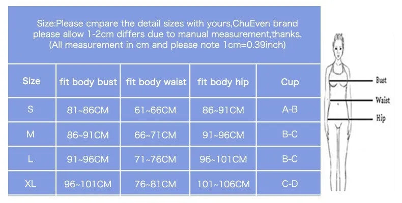 Black high waist bikini swimsuit for women showing front view