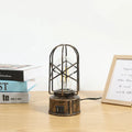 Retro industrial study night light with USB charging and dimming, metal body, 103x225mm, E26 base