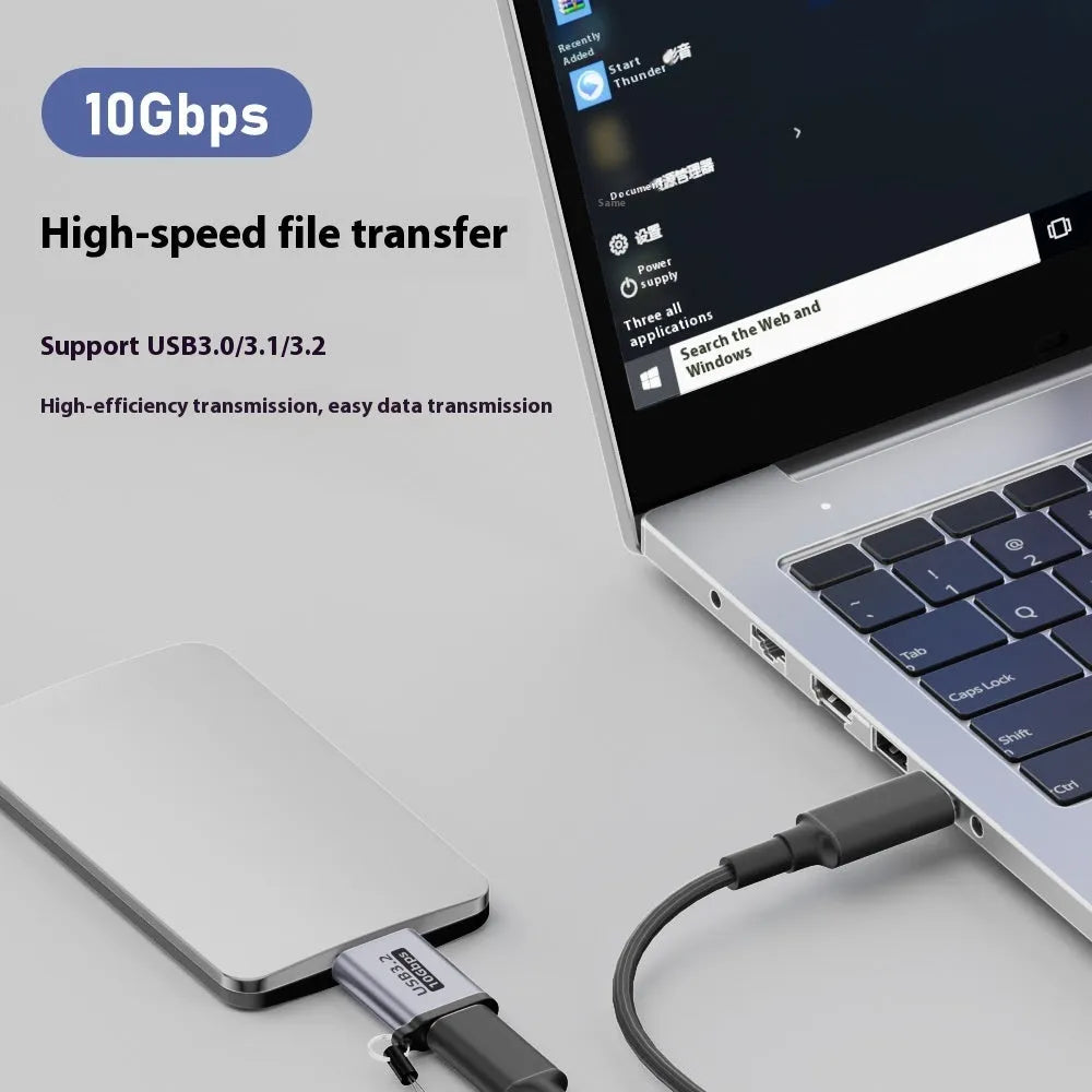 USB AM to Micro-B adapter cable for connecting older mobile hard drives and devices to computers