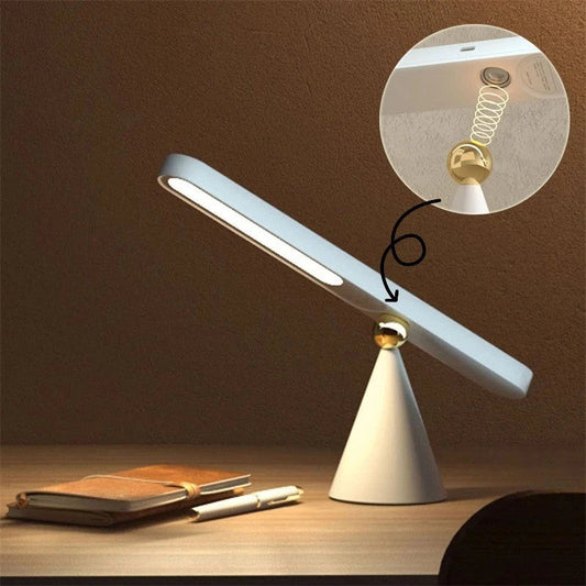 Versatile Magnetic Desk Lamp with Geometric Design, Wireless and Multi-Functional Lighting Solution