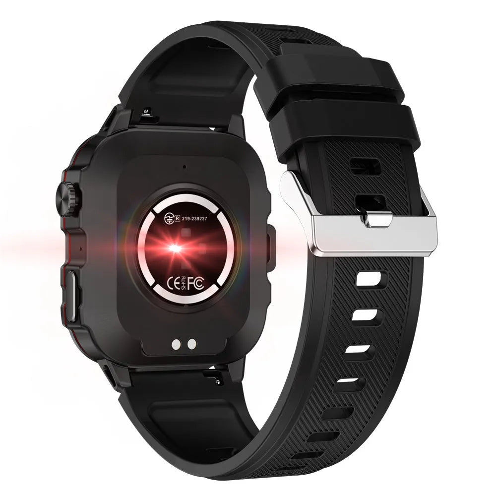 QX11 Smart Bluetooth Watch with TFT touch screen display showing health metrics
