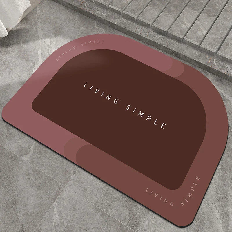 Ultra-absorbent entrance mat in various colours and shapes, featuring a soft, non-slip surface for versatile use in Kiwi homes.