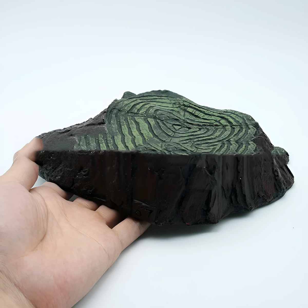 Resin turtle basking platform round style 14x12.5x6cm for aquarium decoration