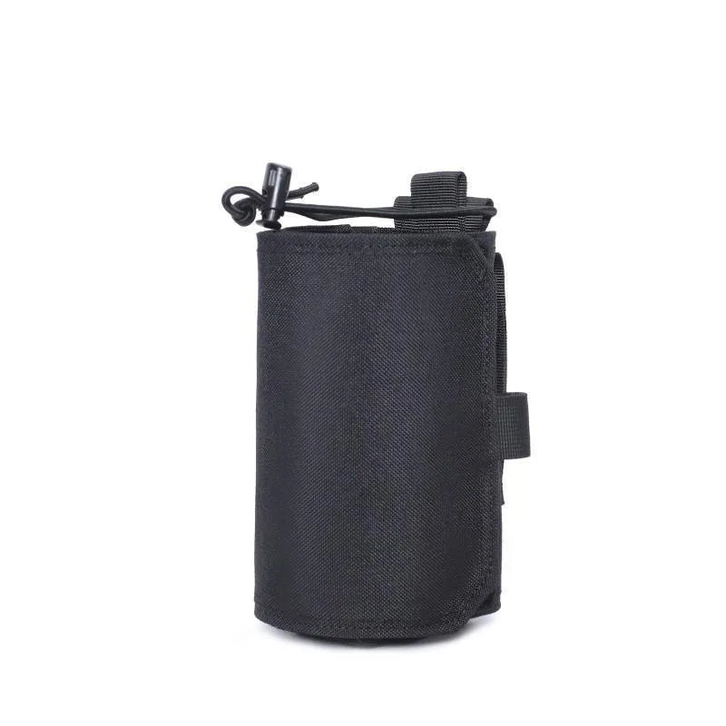 Outdoor adjustable bottle cover in Oxford cloth with PU lining for temperature insulation