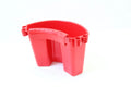 A 10-litre capacity car wash bucket made from black PP plastic, shown empty.