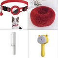 Hair cleaning brush with mist multifunctional cat dog grooming brush rechargeable self cleaning slicker brush in yellow