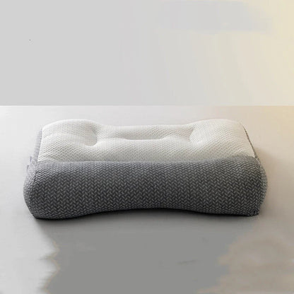 Adjustable Reverse Traction Pillow for neck support in white and grey options