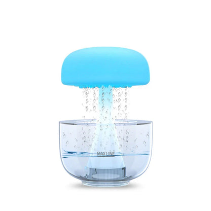 Premium mist humidifier with seven-color ambient lighting, cloud-inspired design, and ultrasonic atomization technology