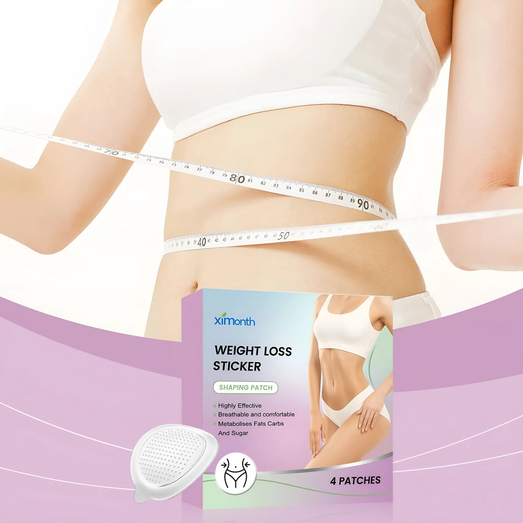 Four-piece pack of body nursing adhesive bandages with aloe and mint leaf formula