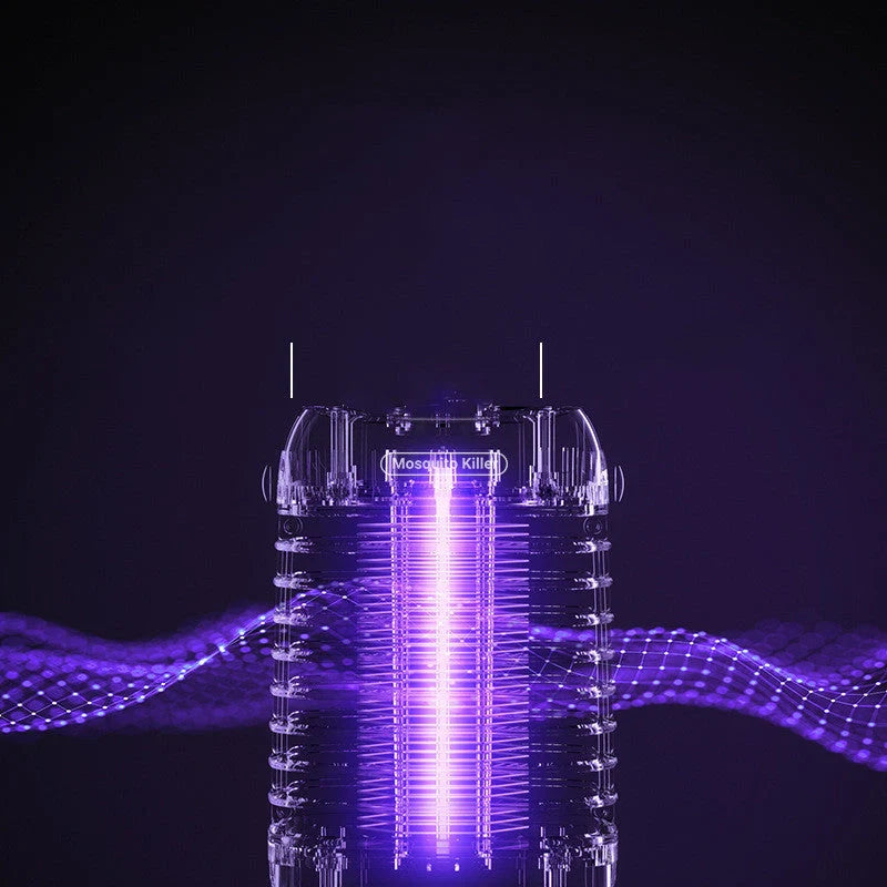 Rubik's Cube Mosquito Killer Lamp in yellow and black, featuring electric shock and lightwave technology