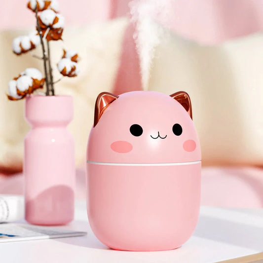 USB Silent Car Aromatherapy Humidifier with Ambient Light in various colors