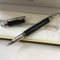 Interstellar Crystal Head series metal pen with resin barrel, black refill, multiple colour options