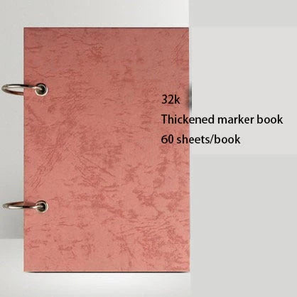 Sketchbook Freehand Sketchbook with open marker paper in various sizes and colours