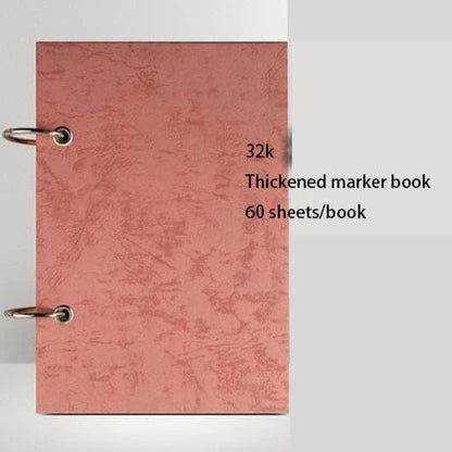 Sketchbook Freehand Sketchbook with open marker paper in various sizes and colours