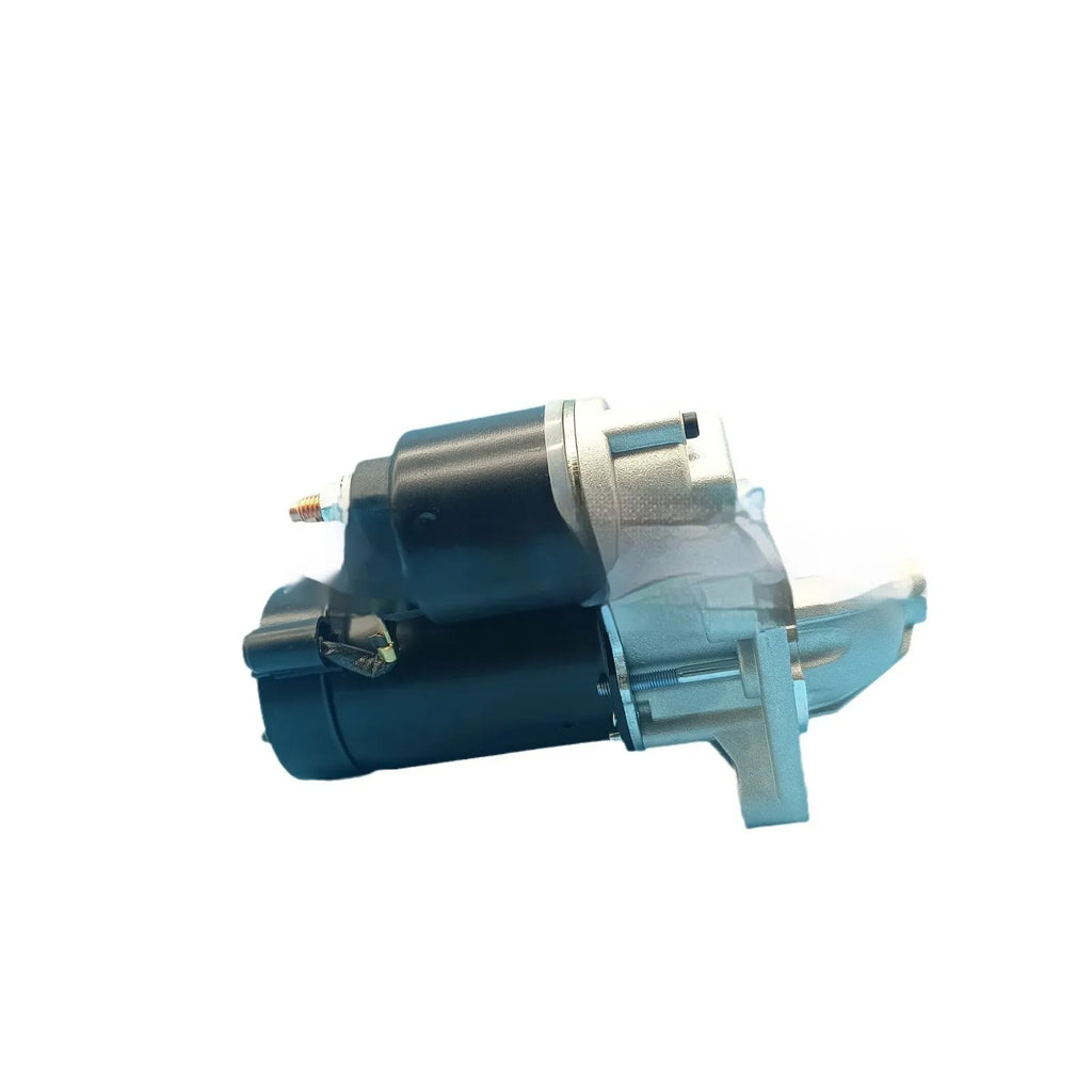 Black 10-tooth starter motor for Ford Fiesta petrol and diesel engines
