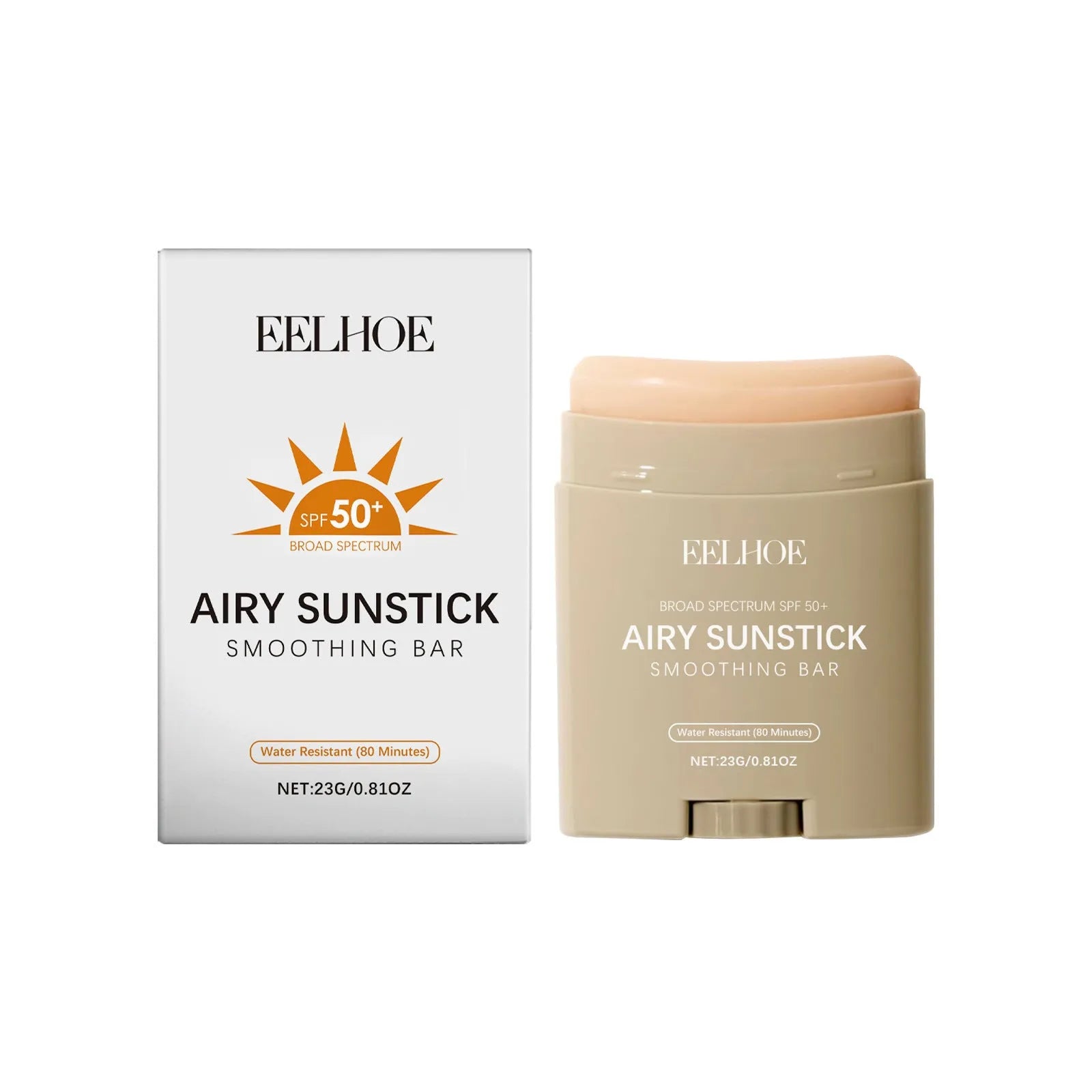 23g sunscreen stick with mineral oil and titanium dioxide formulation for sun protection