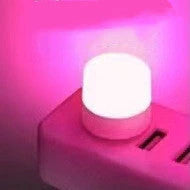 Compact USB LED night light in multiple colours for eye protection and portable use