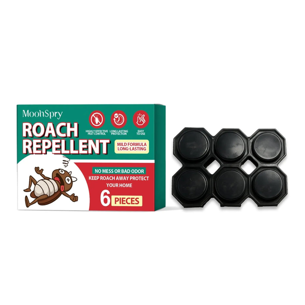 Six cockroach bait houses with gel bait containing imidacloprid and dinotefuran for household pest control