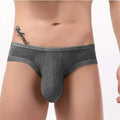 Men's cotton briefs with hollow back three-dimensional design in seven colour options