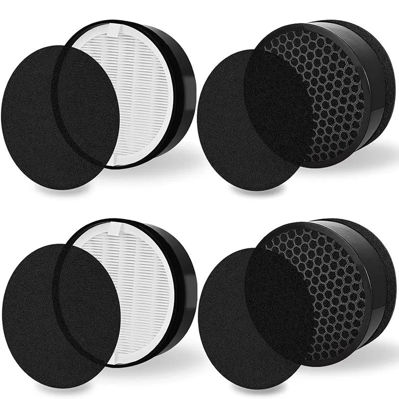 Levoit LV-H132 air purifier filter accessory kit with screen and cotton insert.