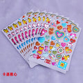 Pack of 100 waterproof cartoon heart reward stickers with a gilding finish on laser plastic.