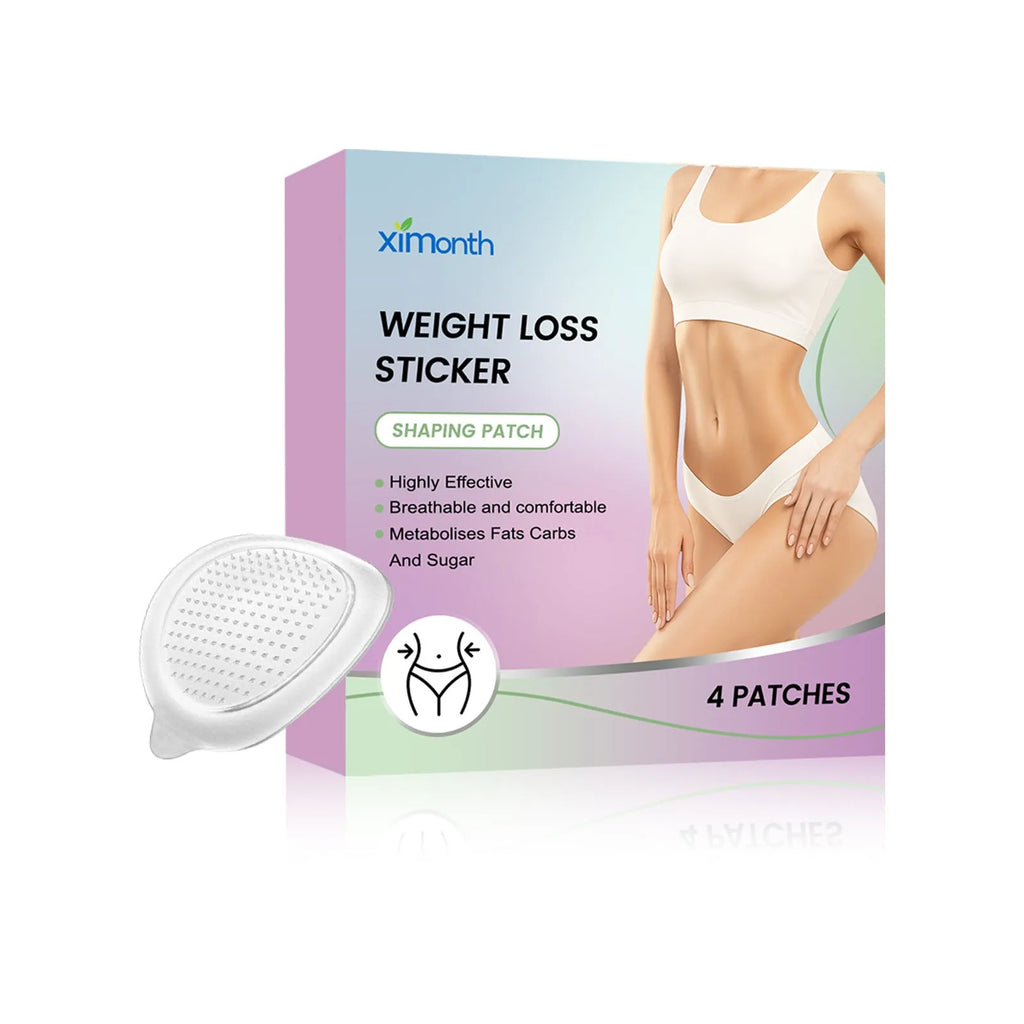 Four-piece pack of body nursing adhesive bandages with aloe and mint leaf formula