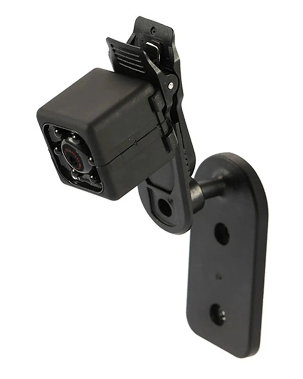 Black mini USB night vision camera with cable for 1080P recording and infrared capability