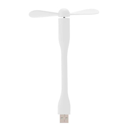 Mini USB fan with bendable bamboo dragonfly design in various colors