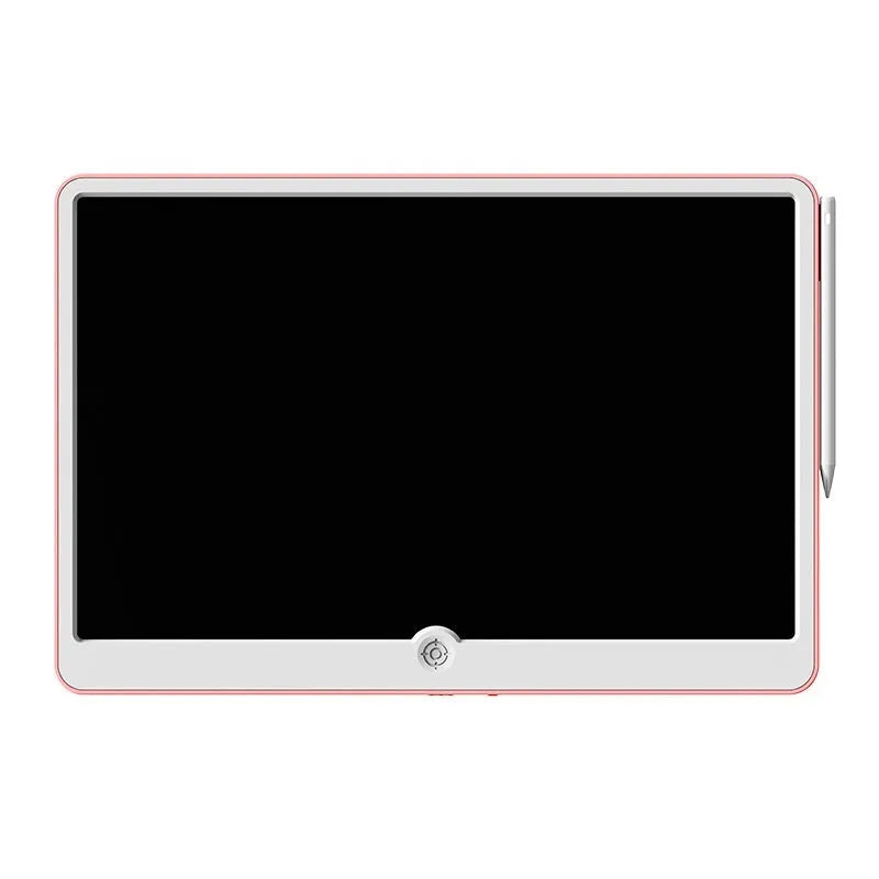 19-inch rechargeable LCD writing tablet for children with stylus in blue and white colour