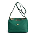Casual messenger bag Oxford cloth large capacity crossbody shoulder bag soft nylon with multiple compartments