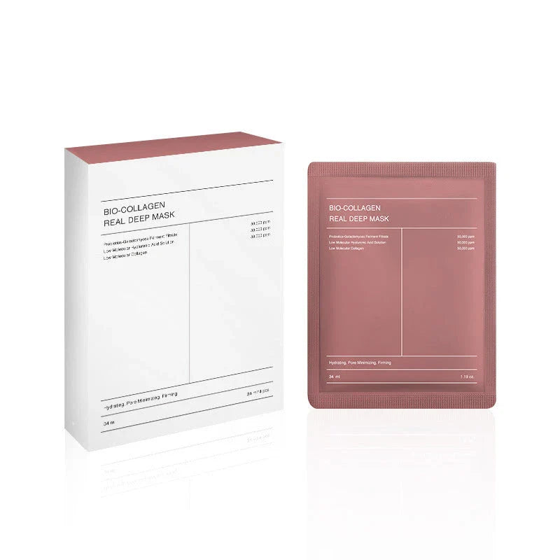 Revitalizing collagen face mask for hydration, wrinkle reduction, and skin brightening