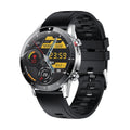Bluetooth smart watch with 1.3-inch screen showing heart rate display on wrist