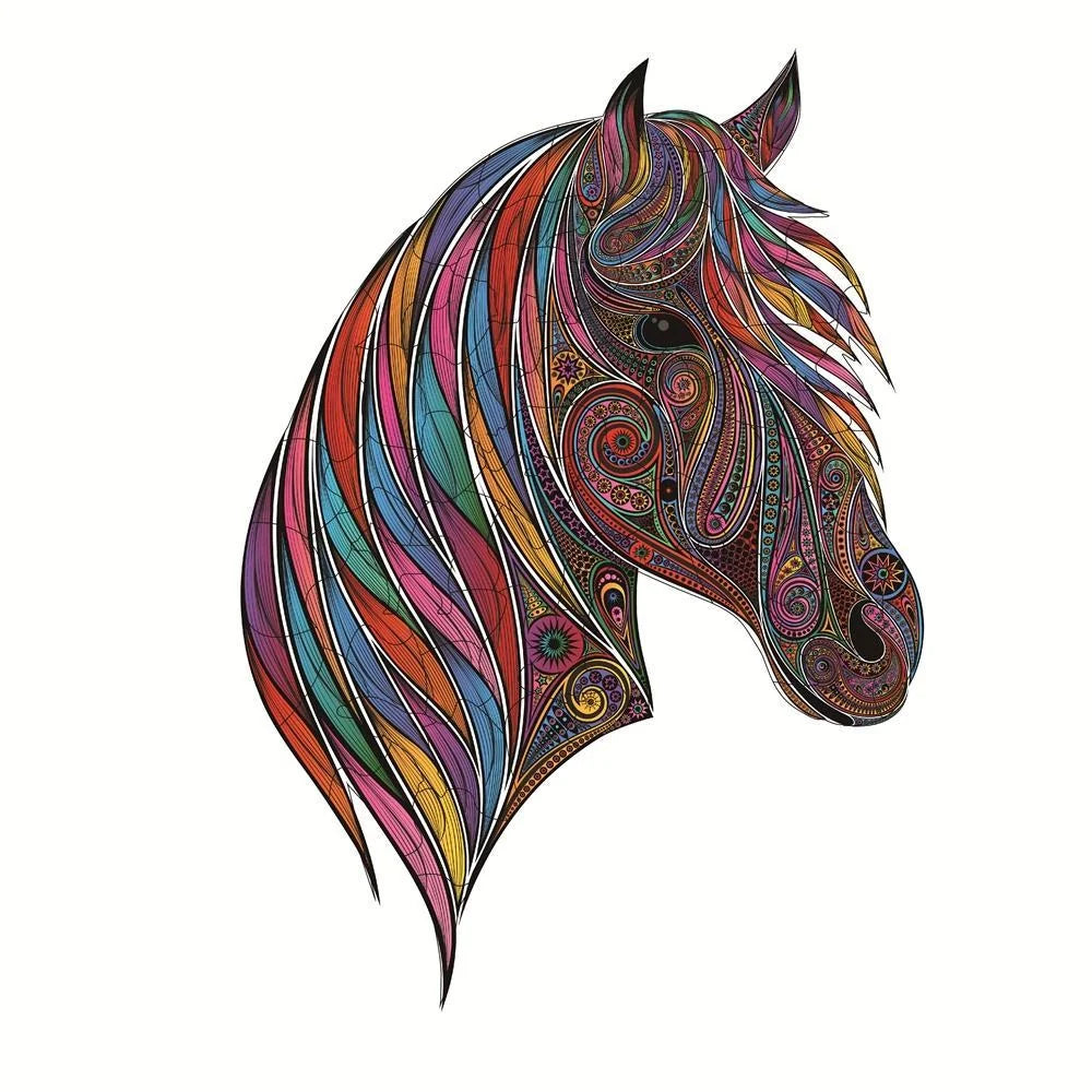 Animal Puzzle Craft Hub A3 Size Wooden Box for puzzle storage and display