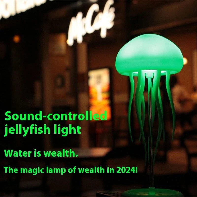 Jellyfish Mood Lamp with Mesmerizing Color-Changing Lights and Swaying Tentacles