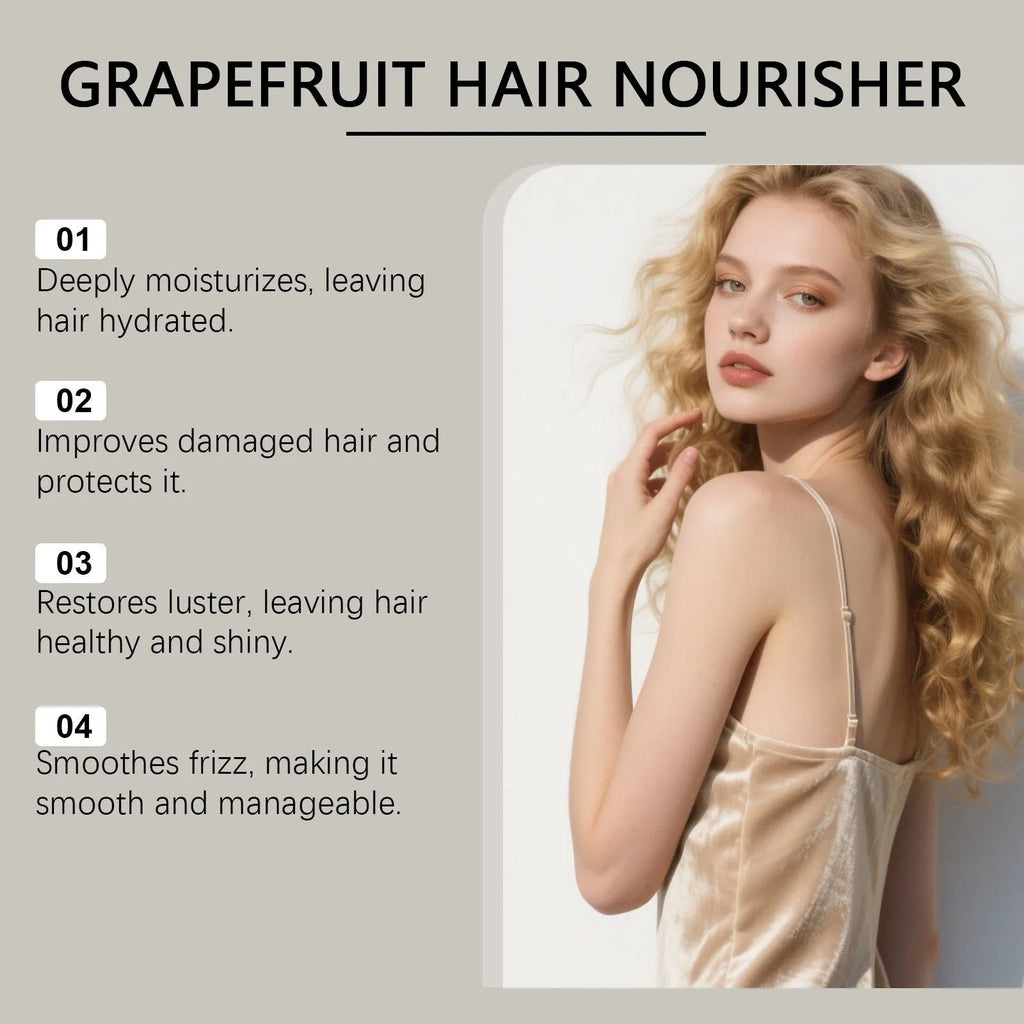 120ml Grapefruit Hair Conditioner bottle with botanical oil and vitamin E formula.