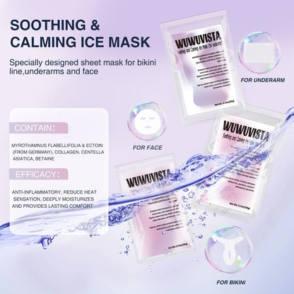 WUWUVISTA 23-piece waxing kit for at-home hair removal with wax warmer, beans, and skin care products