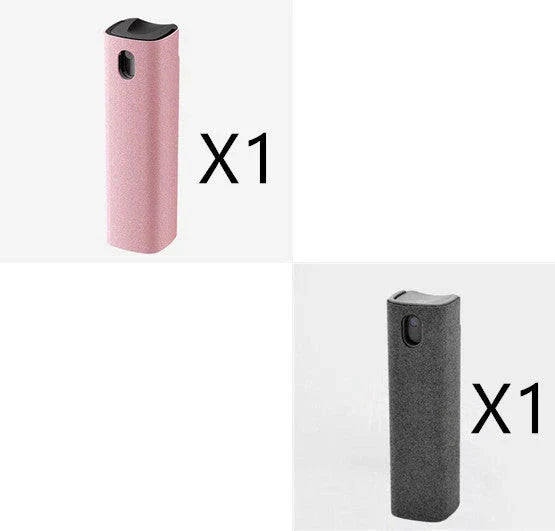 Compact liquid-free screen cleaner for mobile phones, tablets, and laptops