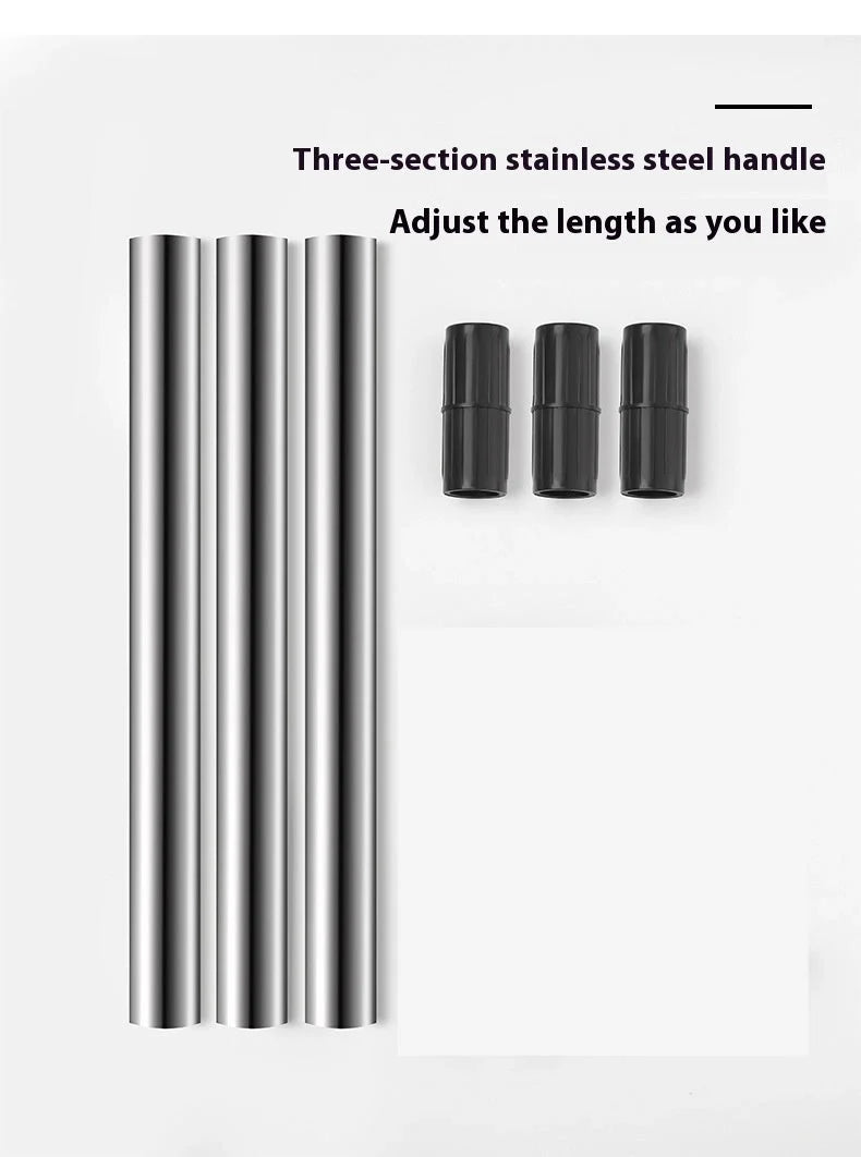 Standing Weeding Uproot Tool in black, made from alloy and stainless steel