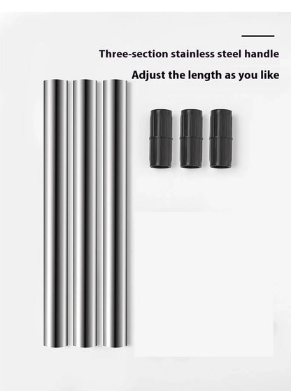 Standing Weeding Uproot Tool in black, made from alloy and stainless steel