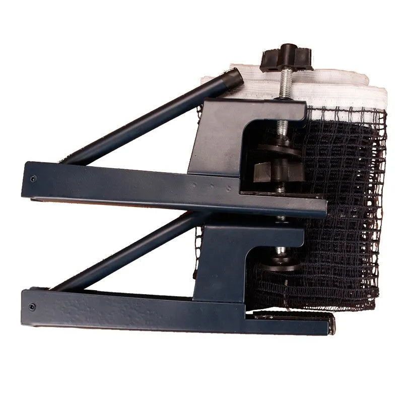 Table tennis post with thickened universal large clip for indoor open grid table mounting