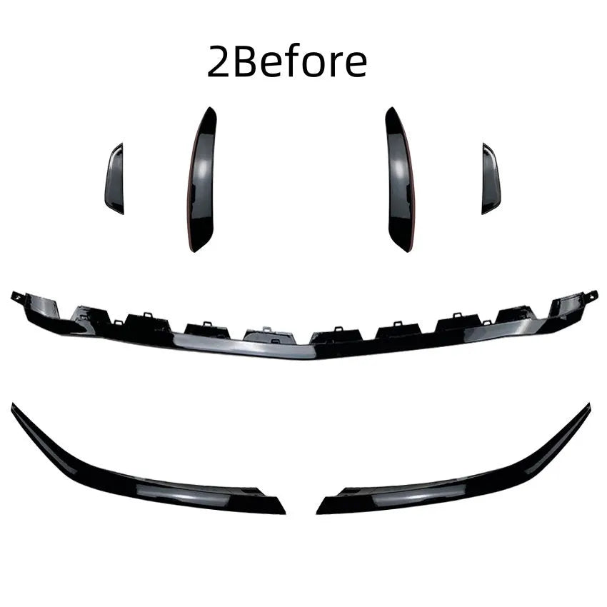 A-class PP front air knife modification kit side wind knife AMG style