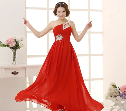 Polyester maxi dress in black, full 145cm length for evening bridesmaid wear, UK sizes S-XXXL