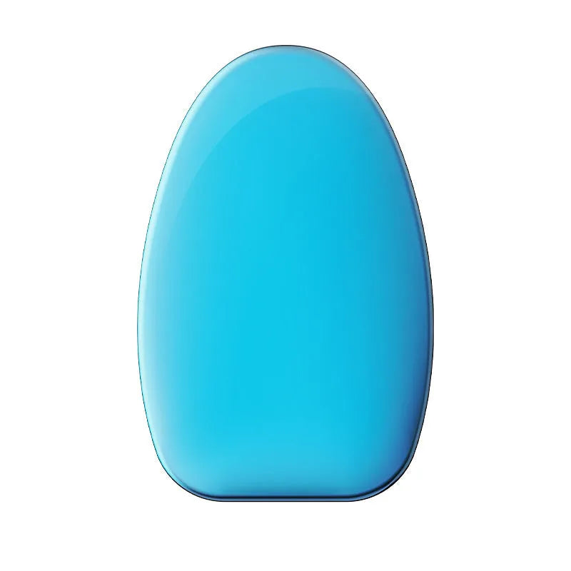 Crystal hair remover with nano glass gentle exfoliator for armpit leg heel grooming in blue