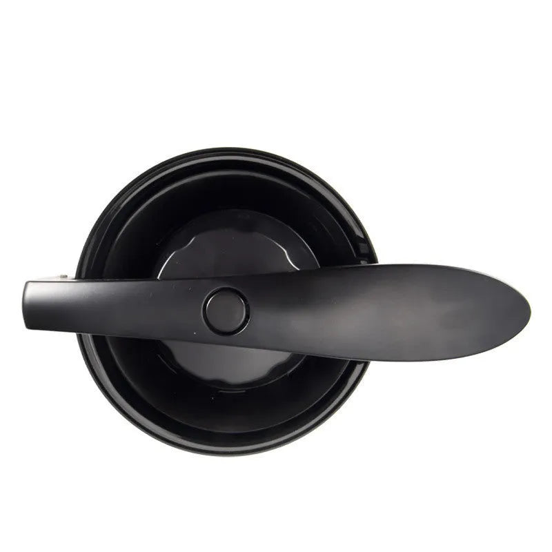 Manual citrus juicer with stainless steel body and vertical screw rod cutter for lemon orange juice separation