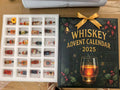 Acrylic arrival calendar blind box Christmas gift with clear compartments and style option labels