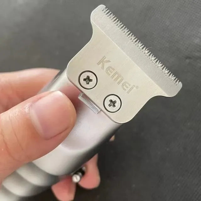 Barber scissors with LCD display and rechargeable USB charging, stainless steel blades