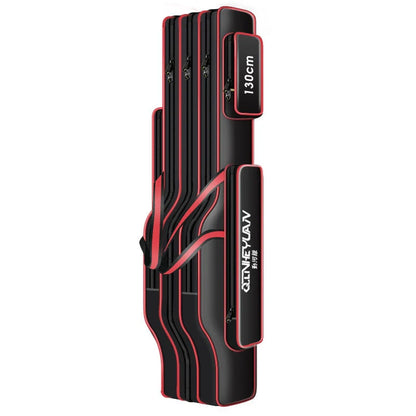 Multi-purpose fishing bag with waterproof Oxford fabric for rod and tool storage