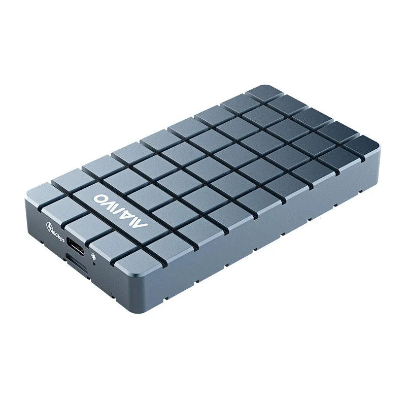 USB4 hard disk enclosure aluminium alloy case for M.2 NVMe SSDs measuring 50x118x13mm