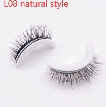 Captivating 3D layered mink-like false eyelashes for bold, voluminous eye makeup looks