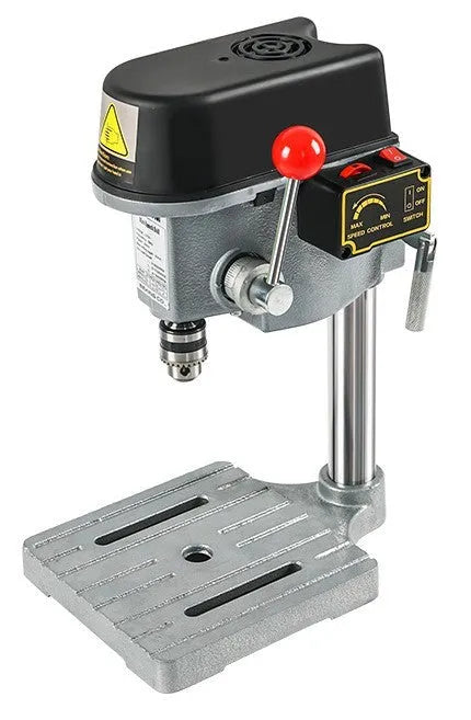 Mini bench drilling and milling machine with 240W motor for 220V power.